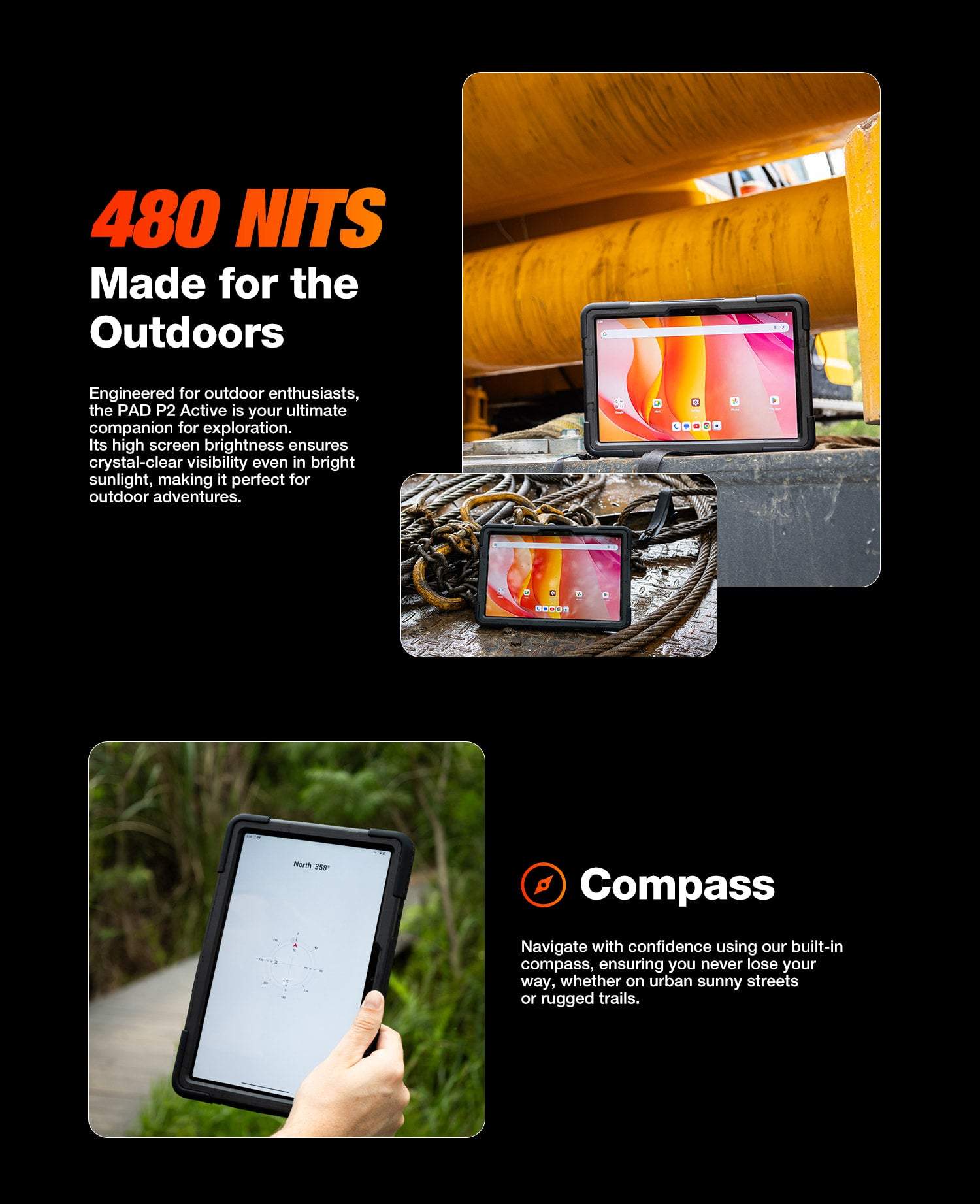 AGM PAD P2 Active official product features 7