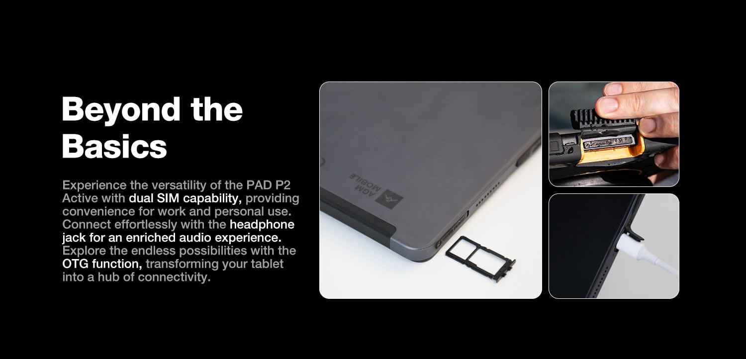 AGM PAD P2 Active official product features 15