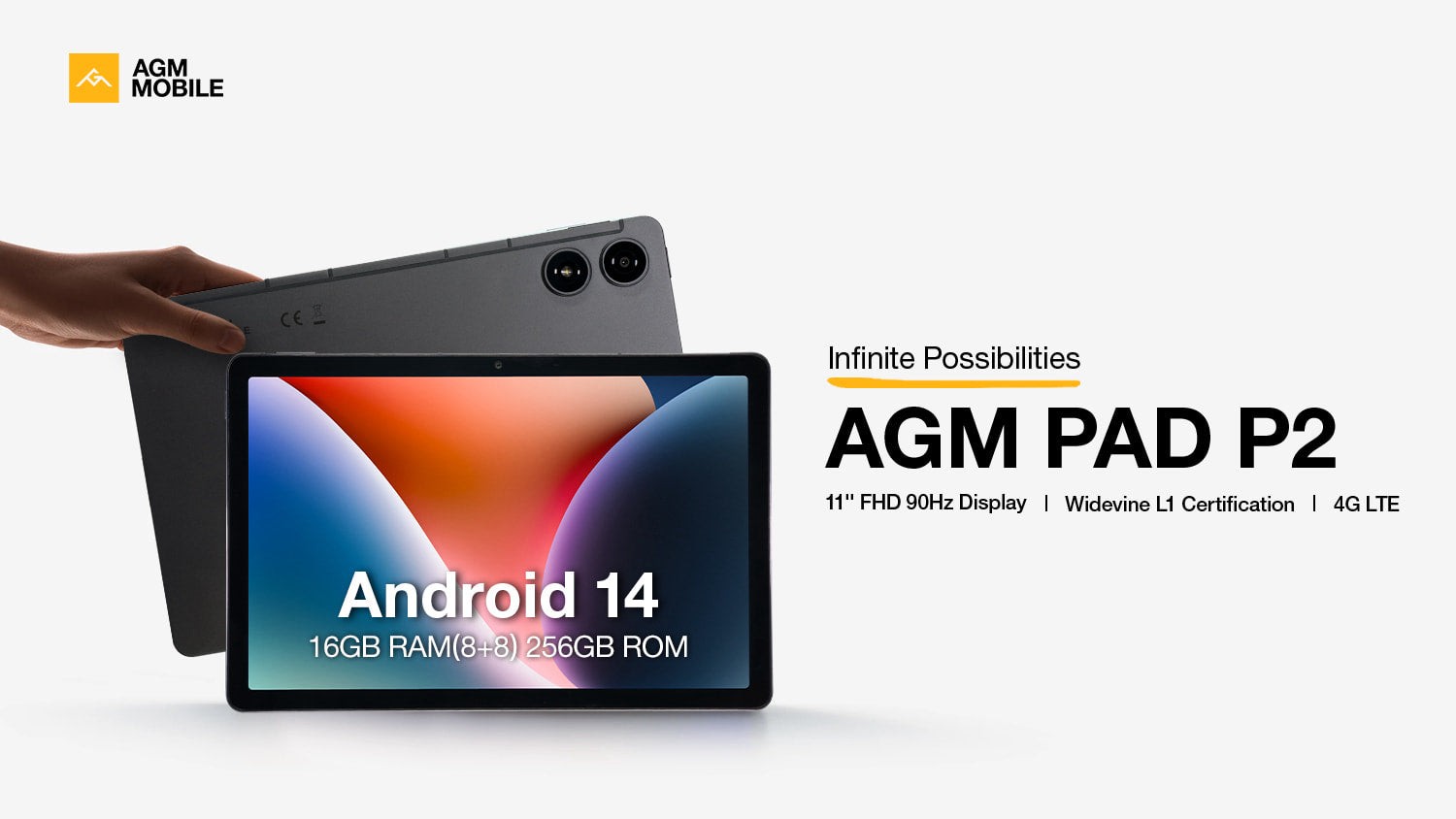 AGM PAD P2 official product features 1