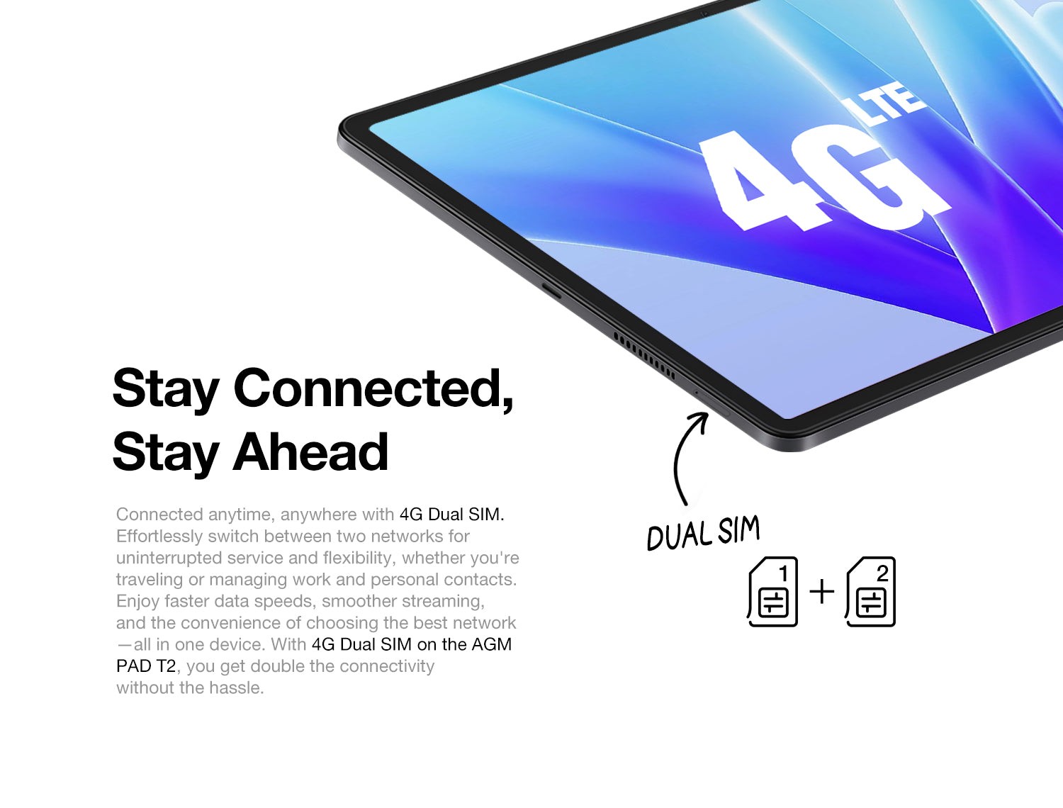 AGM PAD T2 official product features 9