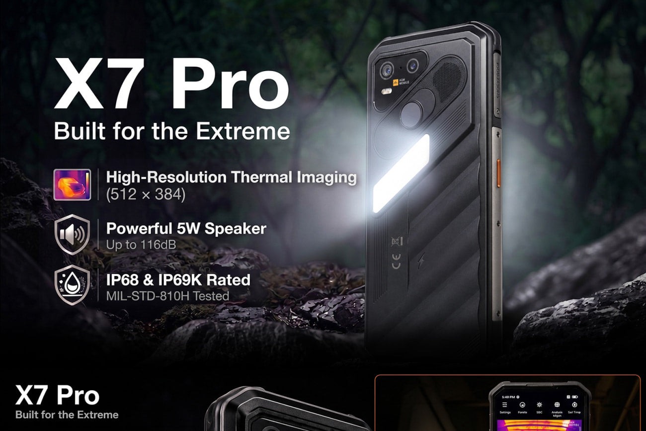 AGM X7 Pro official product features 1