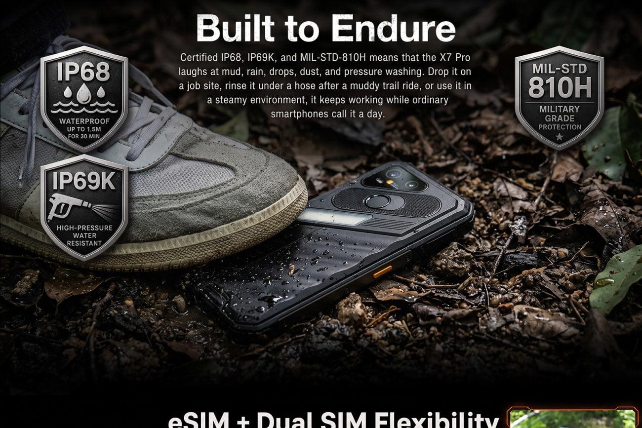 AGM X7 Pro official product features 3