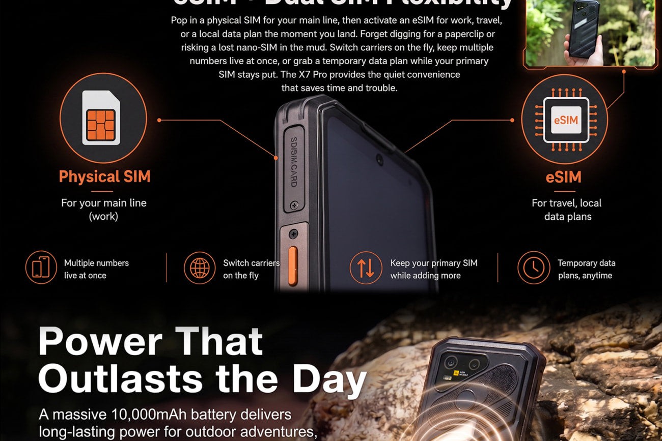 AGM X7 Pro official product features 4
