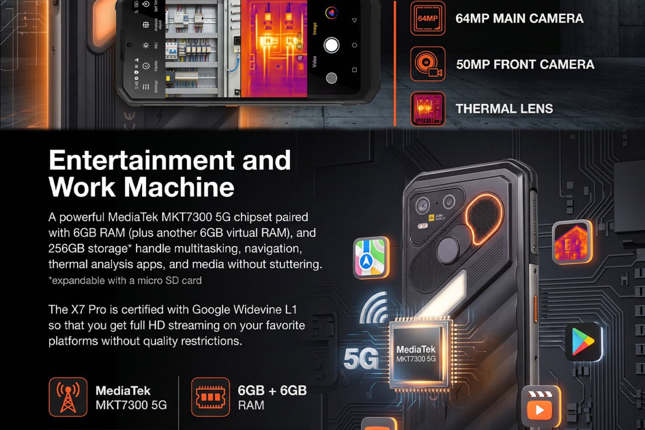 AGM X7 Pro official product features 7