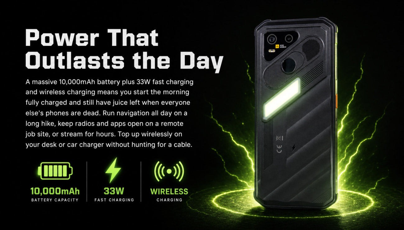 AGM X7 official product features 4