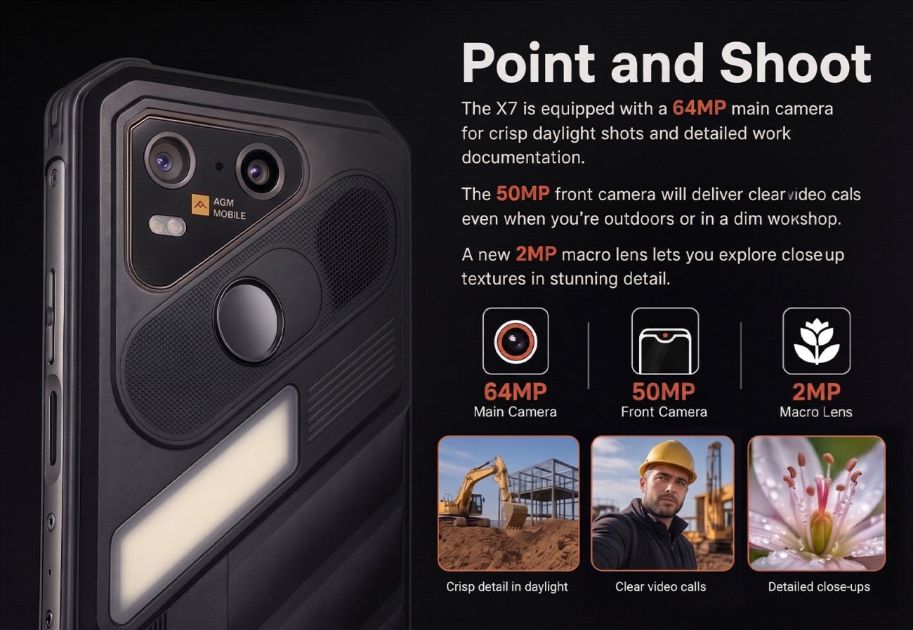 AGM X7 official product features 6
