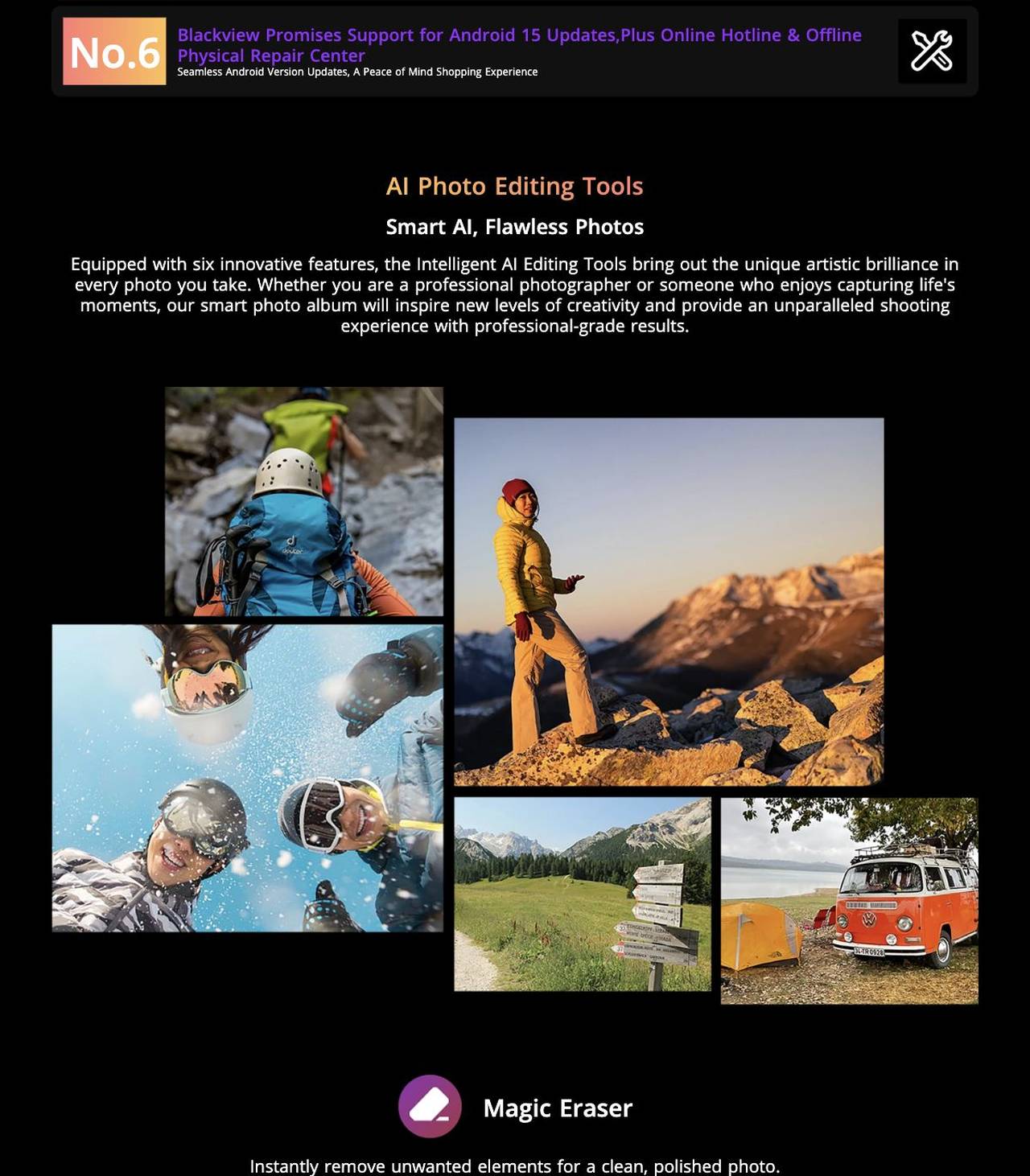 Why Choose Blackview
Active 10 Pro?
No.1
Ultra-Reliable Rugged Design with Top-Tier Military-Grade Materials Ready for Any Rugged Challenge!
Fear No Darkness with 400lm Super Bri