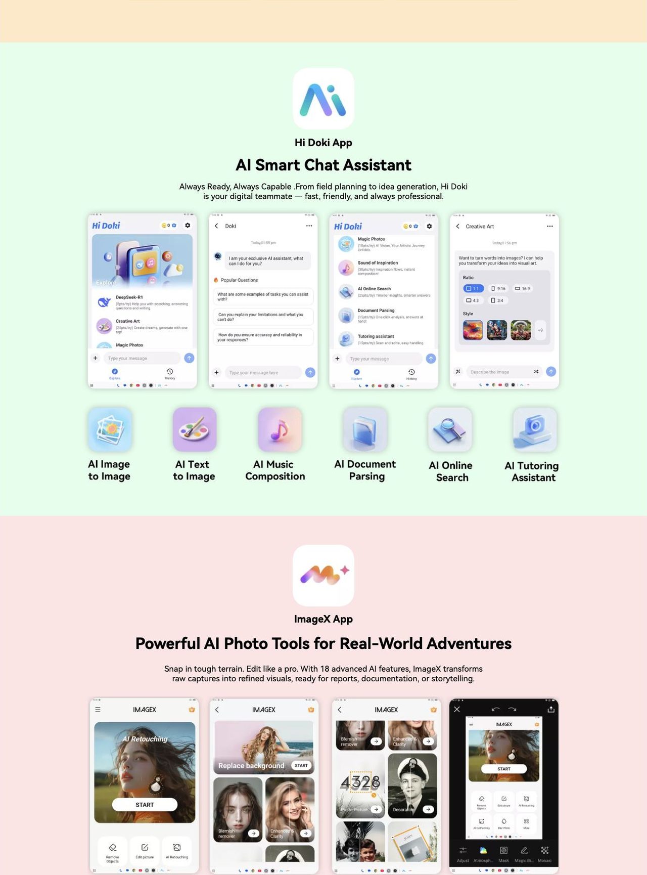 Pioneering AI. Smartest Than Ever.
Doke AI That Goes With You
Fueled By DeepSeek-R1 x Gemini AI x GPT-4o mini
Hands-Free Help. Wherever You Are
Stay effortlessly connected, in cont