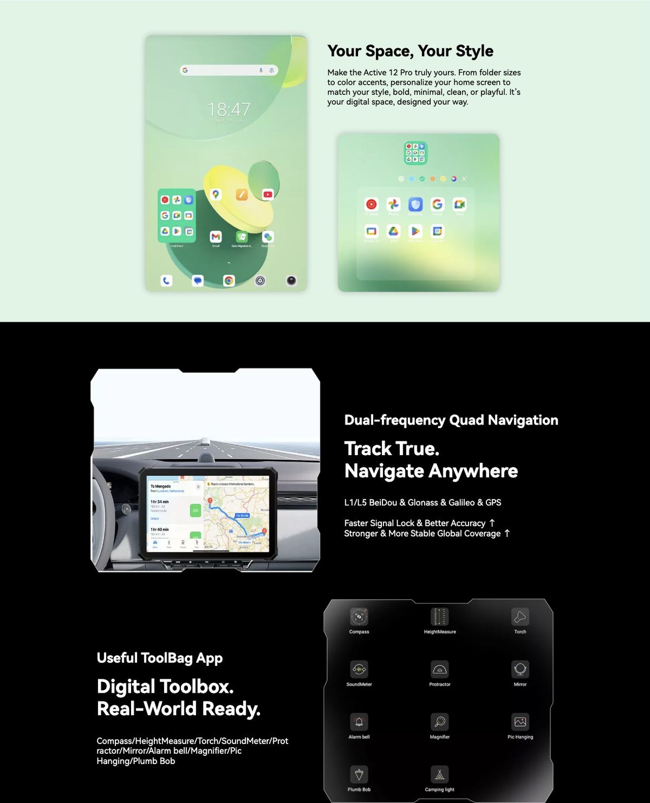 Blackview Active 12 Pro Pioneering AI. Smartest Than Ever.
Doke AI That Goes With You
Fueled By DeepSeek-R1 x Gemini AI x GPT-4o mini
Hands-Free Help. Wherever You Are
Stay effortlessly connected, in cont