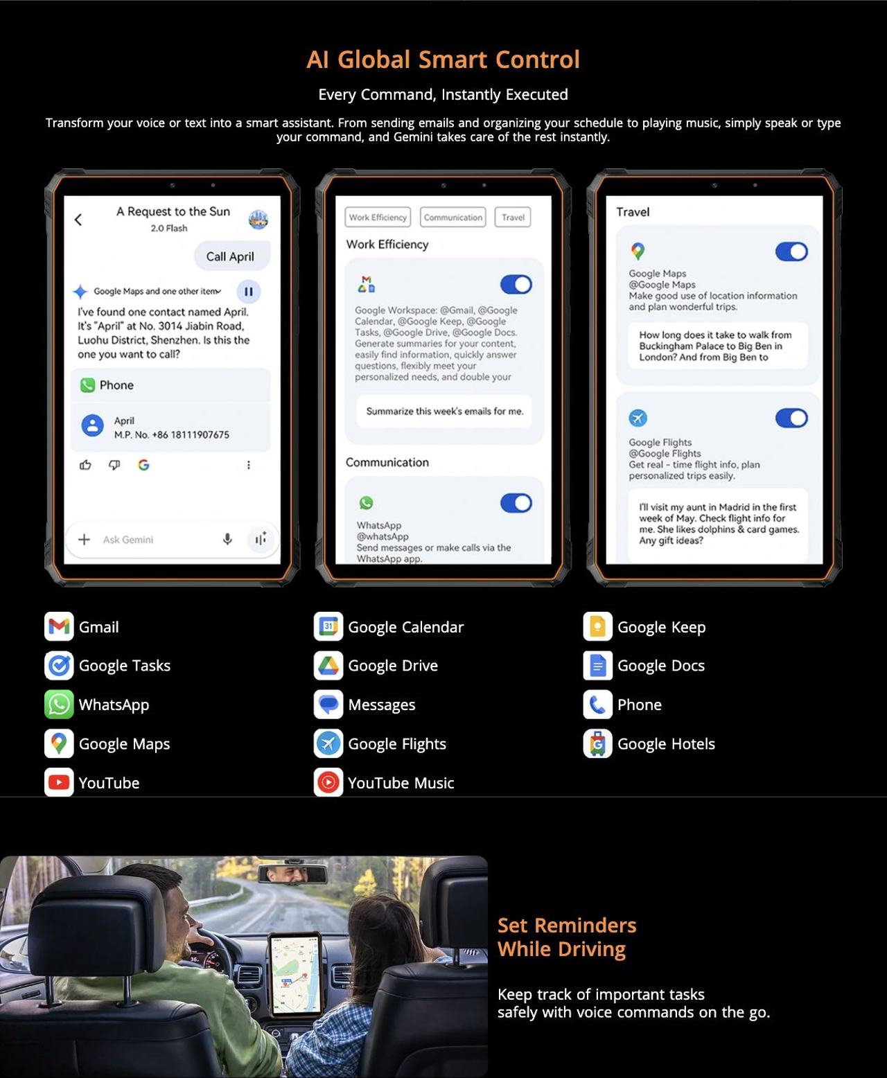 Blackview Active 5 AI Voice Activation
Your Voice, Your Key
With advanced voiceprint recognition, Active 5 responds only to your unique voice—offering truly personal, secure, and hands-free access.