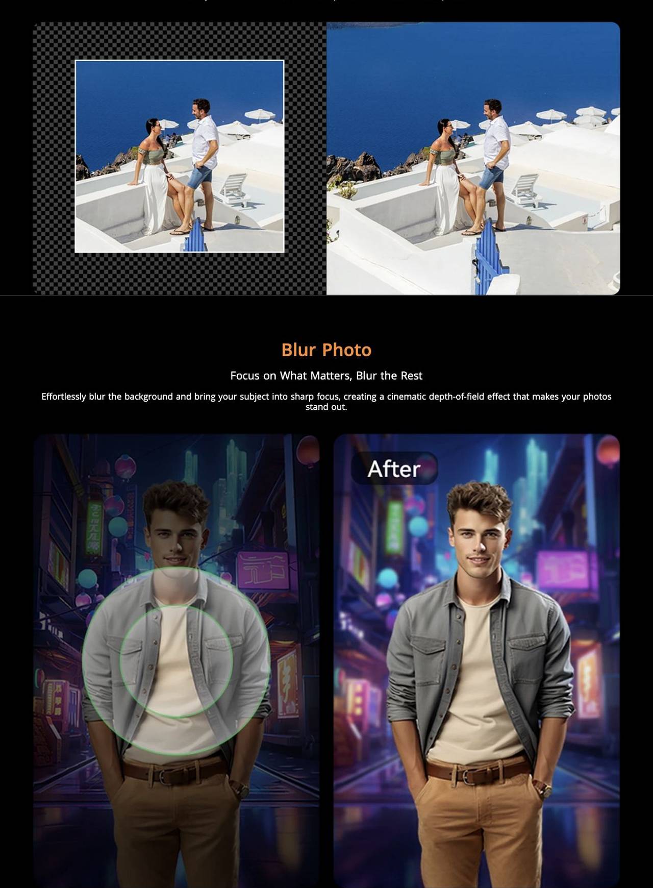 Blackview Active 5 AI OutPainting
Expand Your Vision, Elevate Your Art
Unleash the full potential of your photos with just a tap! Break through the frame's boundaries, instantly expanding your view