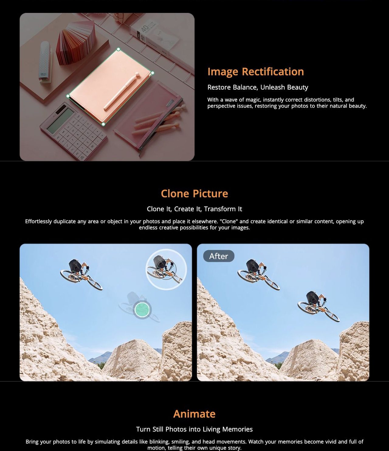 Blackview Active 5 Image Rectification
Restore Balance, Unleash Beauty
With a wave of magic, instantly correct distortions, tilts, and perspective issues, restoring your photos to their natural bea