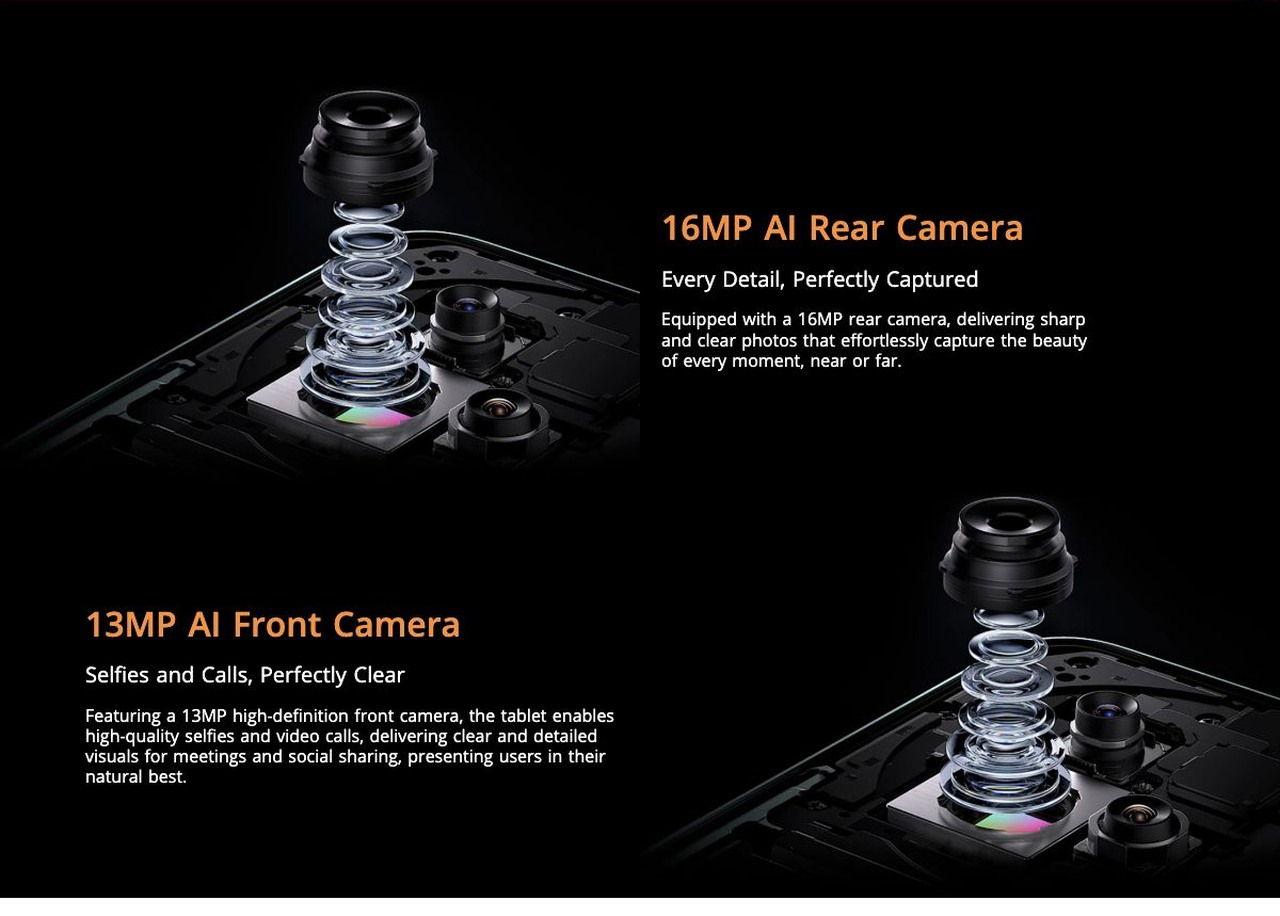 16MP AI Rear Camera
Every Detail, Perfectly Captured
Equipped with a 16MP rear camera, delivering sharp and clear photos that effortlessly capture the beauty of every moment, nea