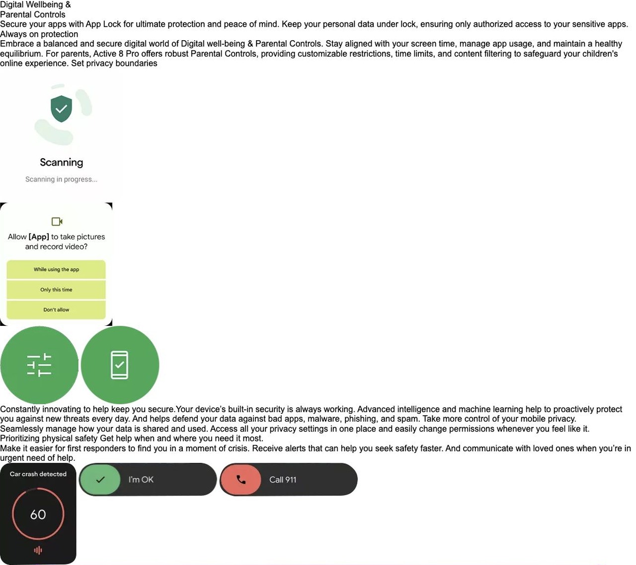 More Robust Privacy
DokeOS_P 3.0
Design Convenience Smoothness
The Latest Android 15
Personality Privacy Safety
Per-app language
preferences
Notification
permissions
Cleared
clipb