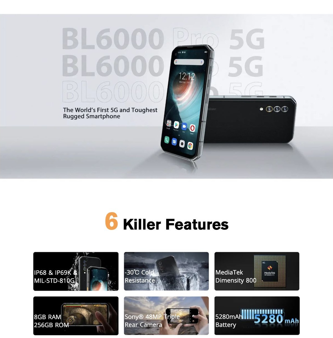 Blackview BL6000 Pro 
