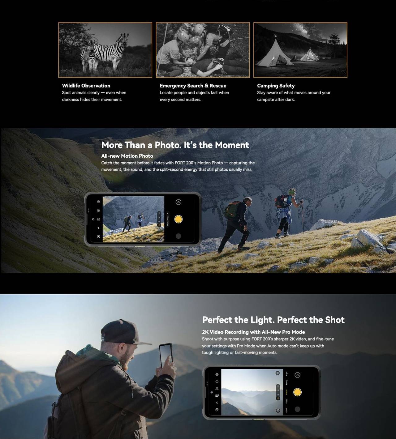 Blackview FORT 200 The Next-Gen 108MP
Rugged Imaging Flagship
Slim in Hand. Sharp in Vision. Ready for the Unknown.
Go Light. Go Bold. Go FORT
Modern Armor Aesthetics
See the style and feel the balan