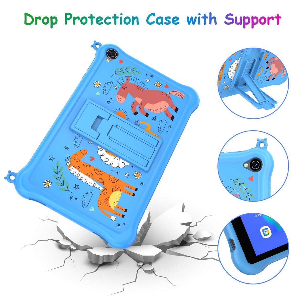 Blackview K8 Kids Tablets drop protection case and stand
