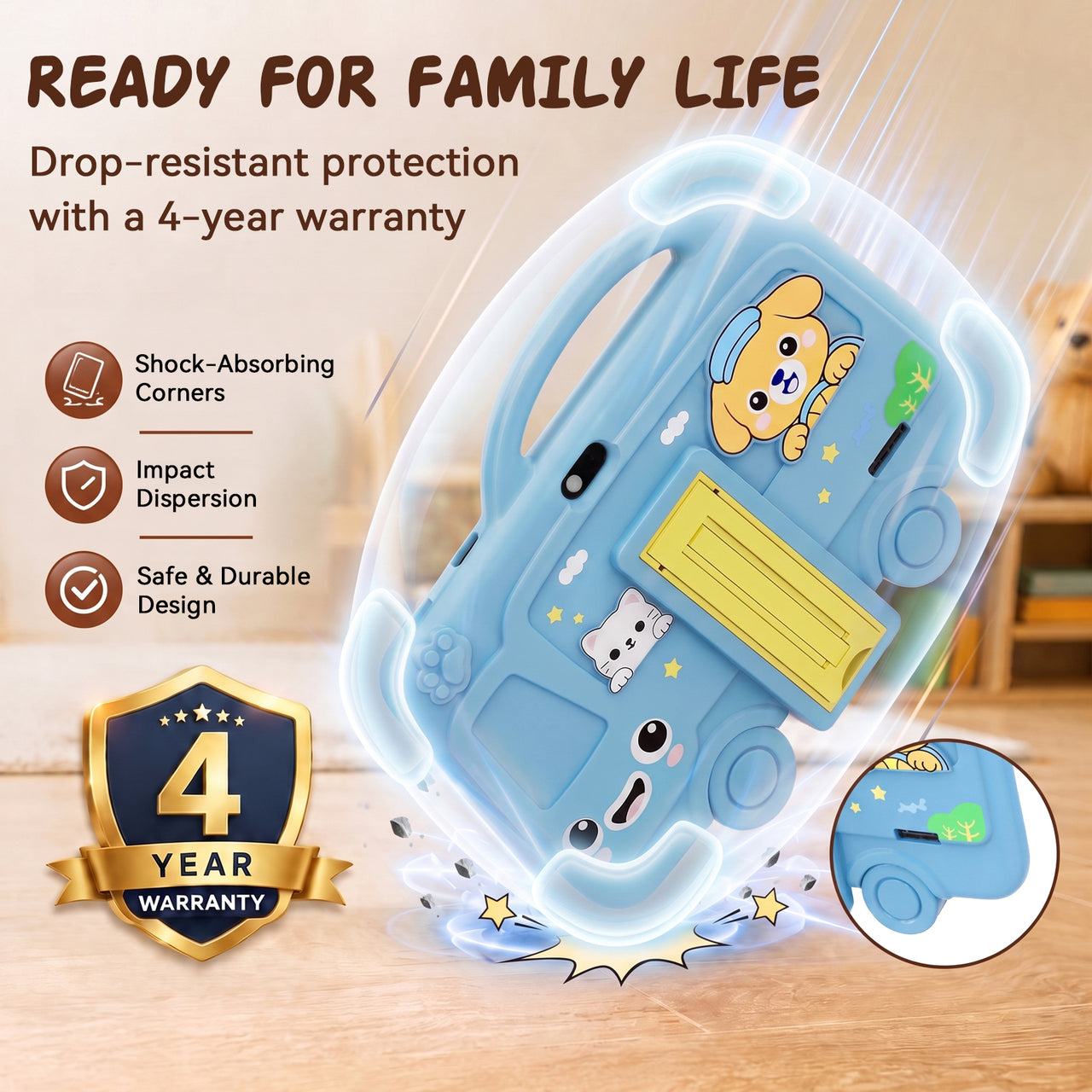 Blackview K8 Kids Tablets family tablet design