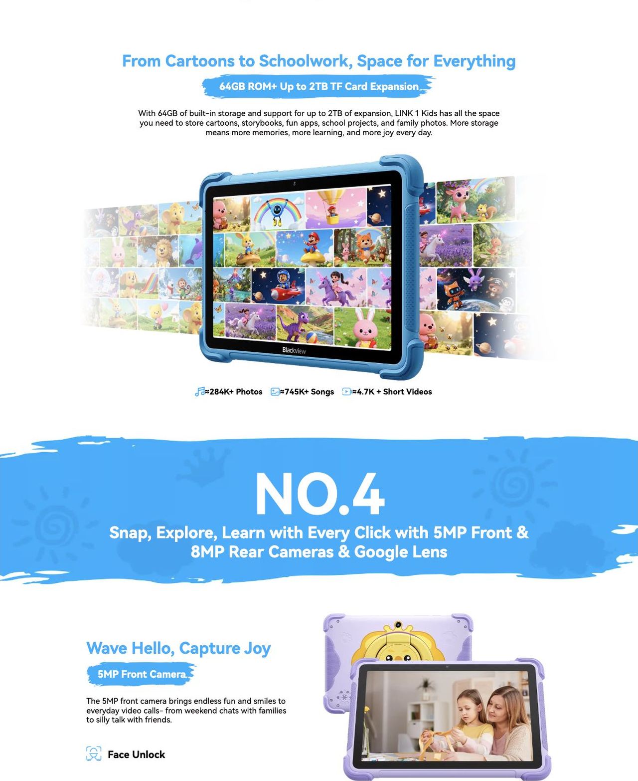 NO.3
Faster Fingers, Happier Minds Quad-core Rockchip
3562 Processors & Up to 16GB RAM & 64GB ROM
Tap to Action, Instant Reaction
Quad-core Rockchip 3562 Processors
Equipped with t