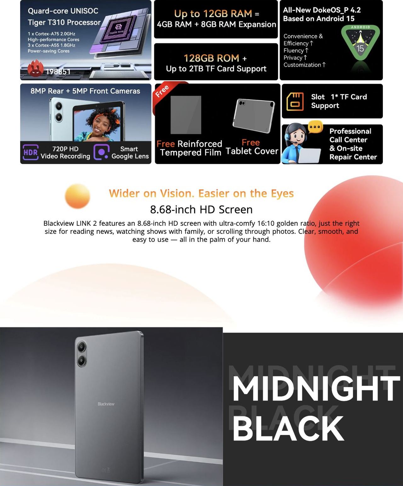 Blackview LINK 2 Doke
's Four Flagship Self-Developed Apps
Enjoy All Features Free for 30 Days