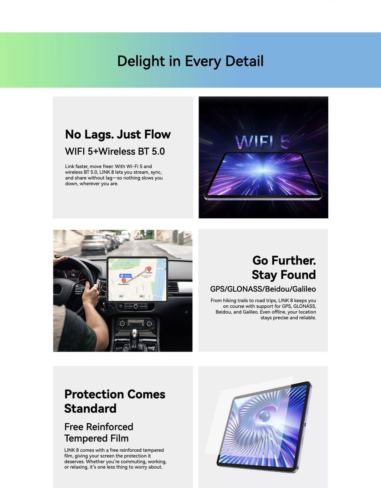 Blackview LINK 8 LINK 8
Think Deeper. Work Smarter. Create Bolder
Power That Slips Right Into Your Day
With an ultra-slim 8.4mm profile and featherlight 710g body, Blackview LINK 8 slips effortless