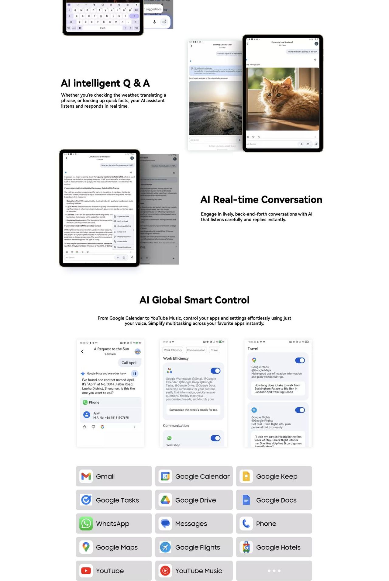 Fully Upgraded

DokeOS_P 5.0 Based on Android 16

More Than AI. Your All-in-One Assistant for Work, Study & Creativity

Talk, Ask, Control—AI Does It All

AI Voice Activation

Hands-fre