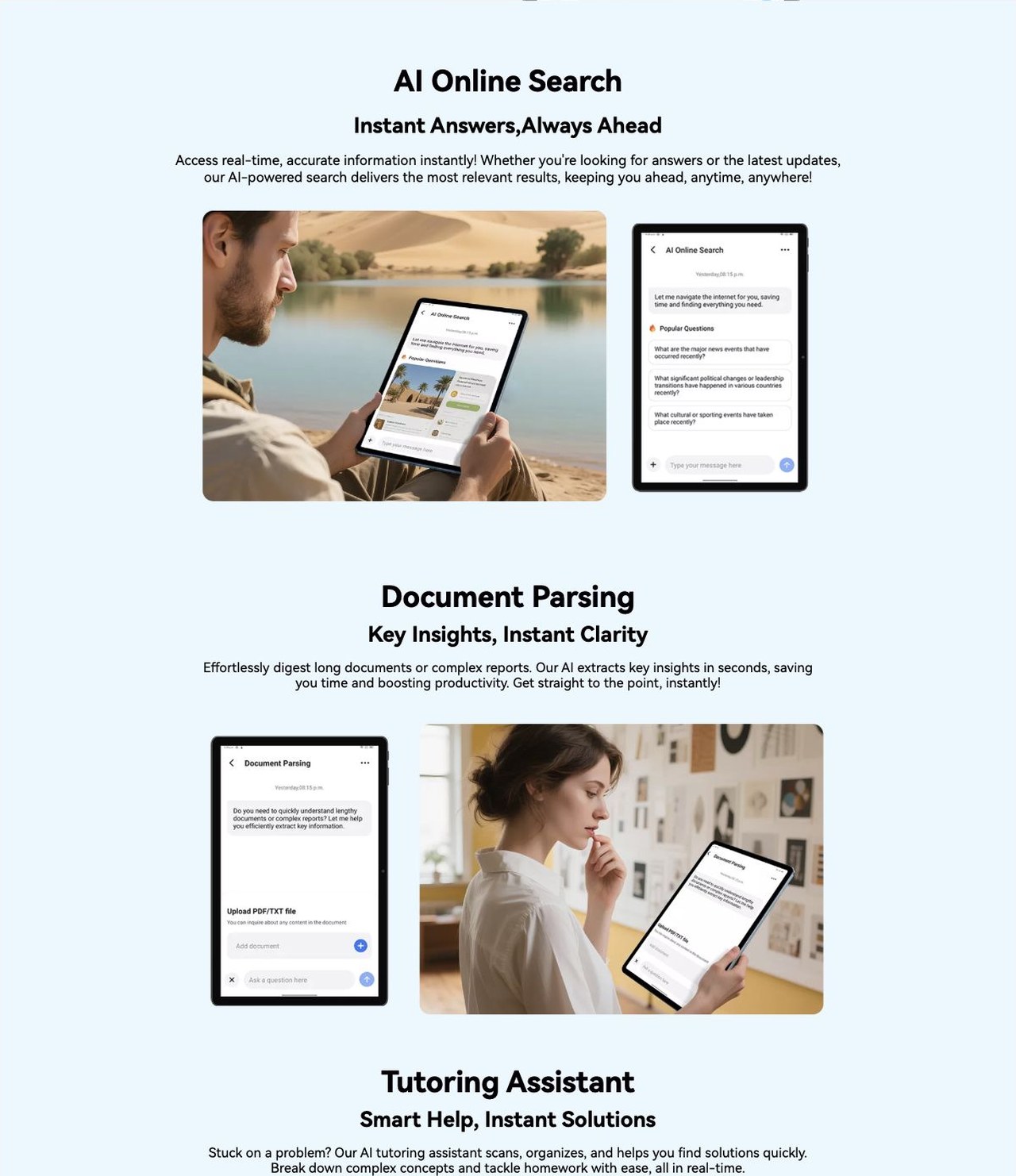 Smarter, Stronger, All-New Doke AI Unleashes Next-Level Creativity
DeepSeek-R1 & ChatGPT & Gemini AI 2.0 Flash | 4 Self-developed Doke AI Apps
Driven by the World's Top AI Models,