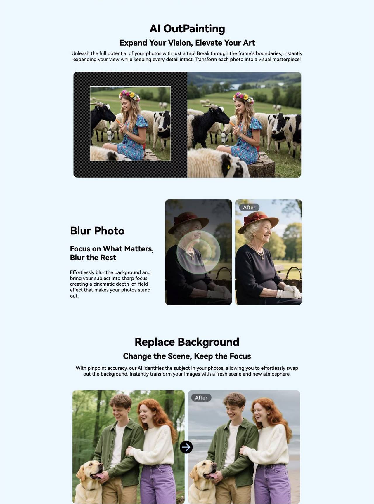 Blackview MEGA 3 ImageX App
Edit, Elevate, and Go Viral
Take your photos from ordinary to extraordinary! With up to 18 powerful AI editing tools, turn every image into a showstopper, instantly enha