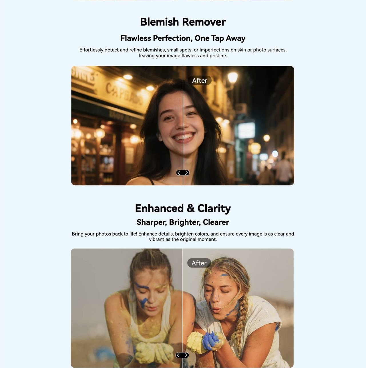 ImageX App
Edit, Elevate, and Go Viral
Take your photos from ordinary to extraordinary! With up to 18 powerful AI editing tools, turn every image into a showstopper, instantly enha