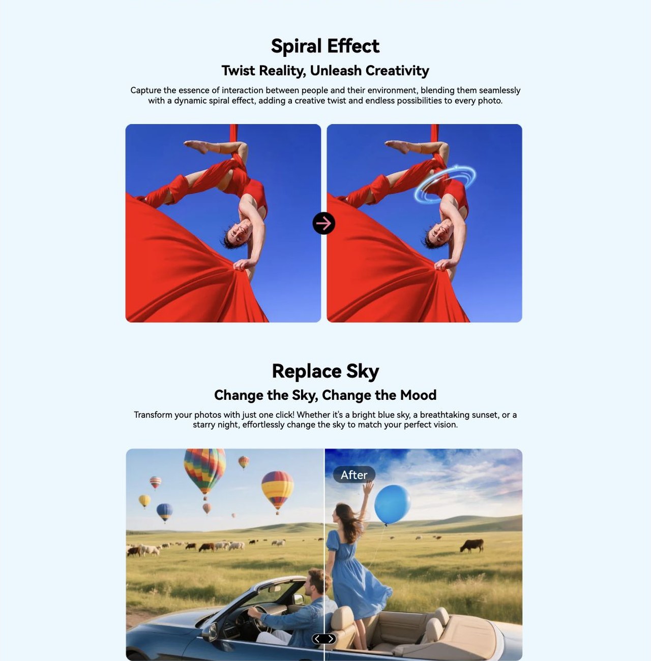 Blackview MEGA 3 ImageX App
Edit, Elevate, and Go Viral
Take your photos from ordinary to extraordinary! With up to 18 powerful AI editing tools, turn every image into a showstopper, instantly enha