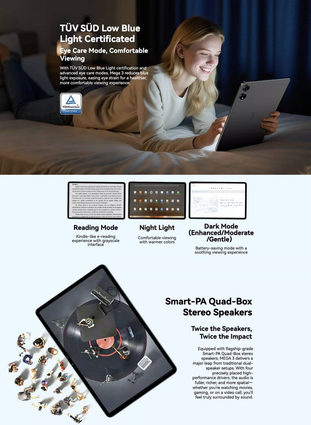 Largest-in-Class 12.1" 2.5K Display with Widevine L1 for Netflix HD Streaming
Go Bigger. See Sharper. Stream Smarter.
No.3
Largest 12.1-inch 2.5K FHD+ Display
See More. Do More.
Fe