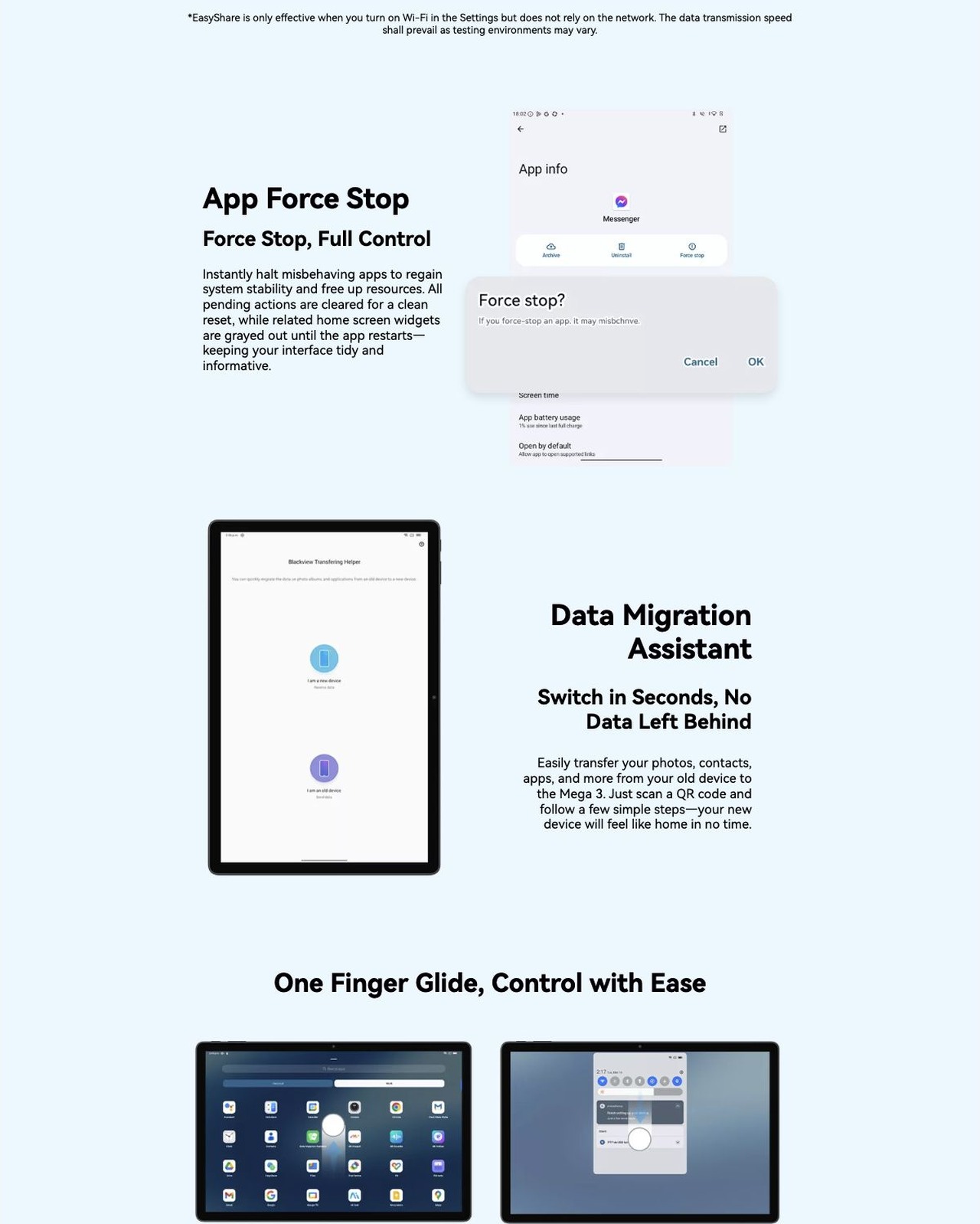 Next-Gen DokeOS_P 4.1 Based on Android 15, Bringing a Comprehensive Upgrade
Customization↑Convenience↑ Efficiency↑ Fluency↑ Privacy↑
No.5
The all-new DokeOS 4.1 based on Android 15
