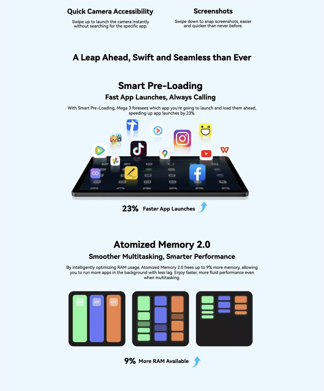 Next-Gen DokeOS_P 4.1 Based on Android 15, Bringing a Comprehensive Upgrade
Customization↑Convenience↑ Efficiency↑ Fluency↑ Privacy↑
No.5
The all-new DokeOS 4.1 based on Android 15