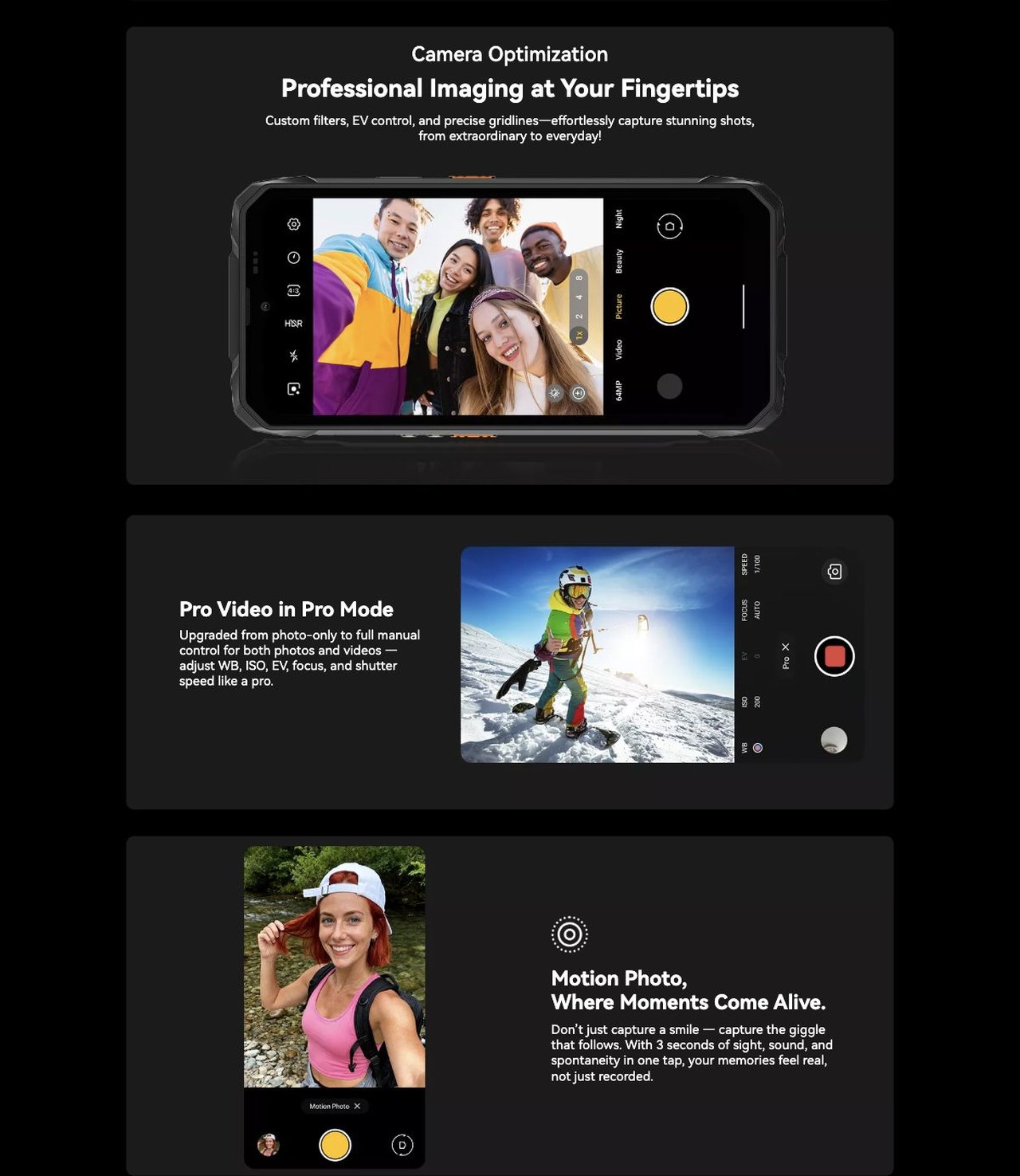 Blackview ROCK 1 Pro No.5
15,000mAh Powerhouse, Endless Battery Life
15,000mAh Giant Power
Limitless Energy, Unstoppable Fun!
ROCK 1 Pro packs a massive 15,000mAh capacity, delivering unstoppable power