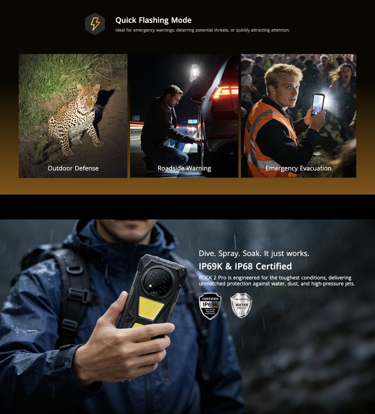 Lighting ModeThree Brightness Levels：Low/Highlight/Extremely bright



Low for power-saving, High and Ultra-Bright for versatile outdoor lighting needs.



Outdoor Camping



Outdoor Rep