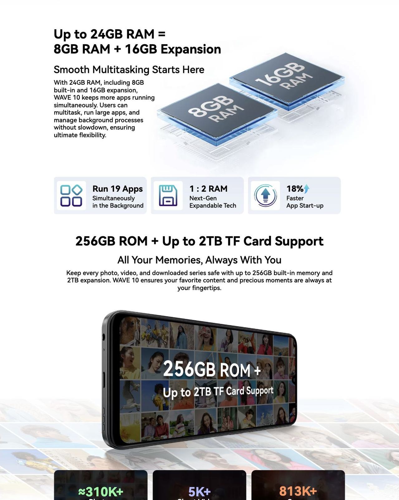 No.2
Immersive & Fluid Visual Impact With 6.88” HD+
120Hz Refresh Rate Display
6.88” HD+ Immersive Screen
Bigger. Brighter. Smoother
The 6.88” ultra-slim flat display delivers vibr