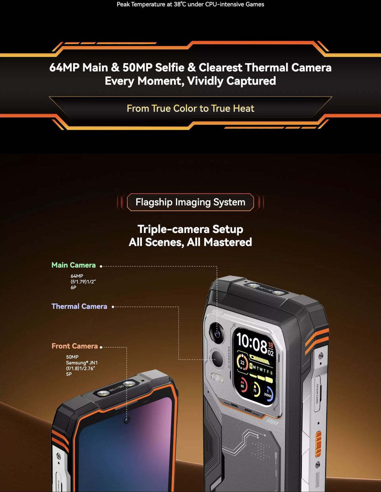 Blackview XPLORE 1 Pro New Benchmark in All-in-One Control
Advanced Infrared Remote Control
Your Phone, Your Universal Remote
With an advanced Infrared Remote Control feature built-in, XPLORE 1 Pro trans