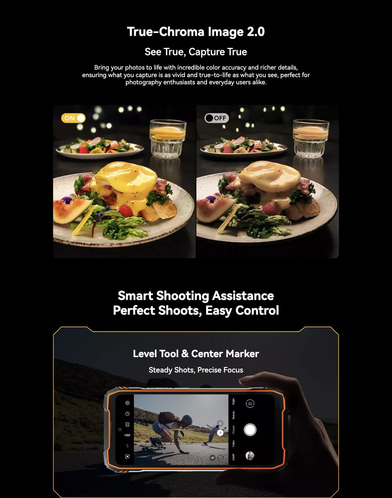 64MP Main & 50MP Selfie & Clearest Thermal Camera
Every Moment, Vividly Captured
From True Color to True Heat
Flagship Imaging System
Triple-camera Setup
All Scenes, All Mastered
M