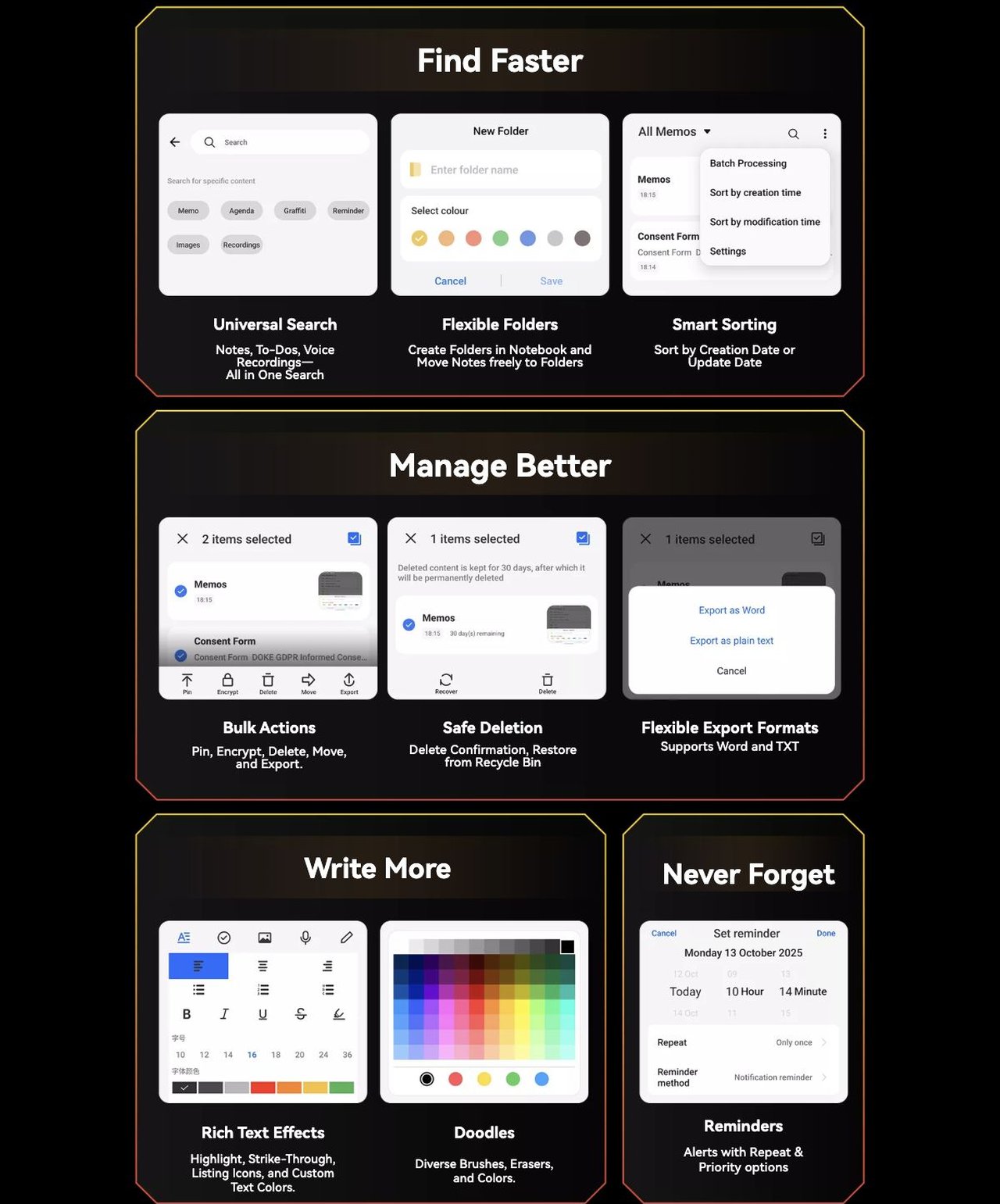 Industry’s Only Self-Developed DokeOS 5.0
Based on Android 15
Customization↑ Convenience↑ Fluency↑Privacy↑
Simply the Smartest
Blackview’s Next-Gen DokeOS 5.0
Fully Upgraded, Hardc