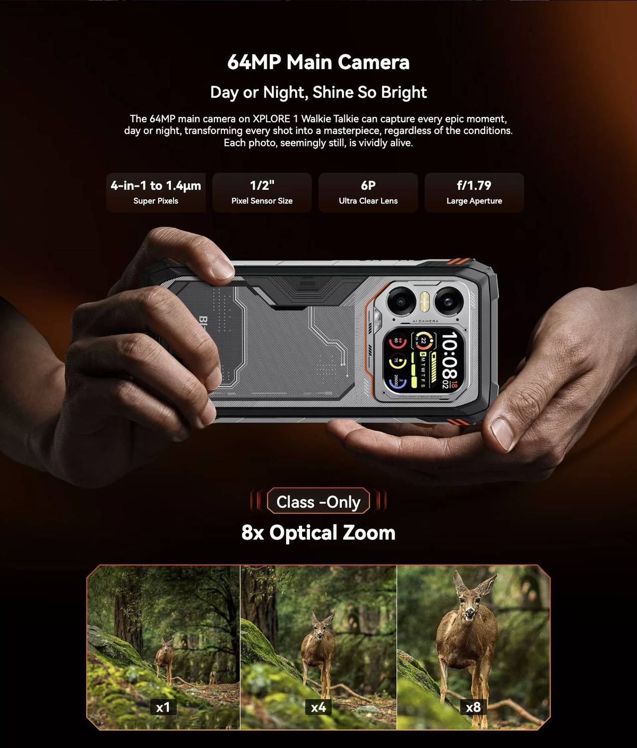 20,000mAh Battery Beast, Robust
for Any Adventure Power Beyond Limits,
Charge Quicker than Ever
Industry’s Power Peak
20,000mAh Battery Beast
Power Reigns, Go Further, Conquer All