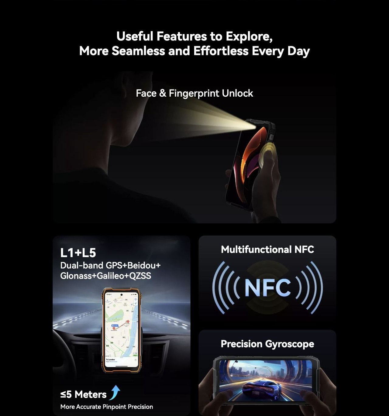 Blackview XPLORE 1 Walkie Talkie True-Chroma Image 2.0
See True, Capture True
Bring your photos to life with incredible color accuracy and richer details, ensuring what you capture is as vivid and true-to-life as