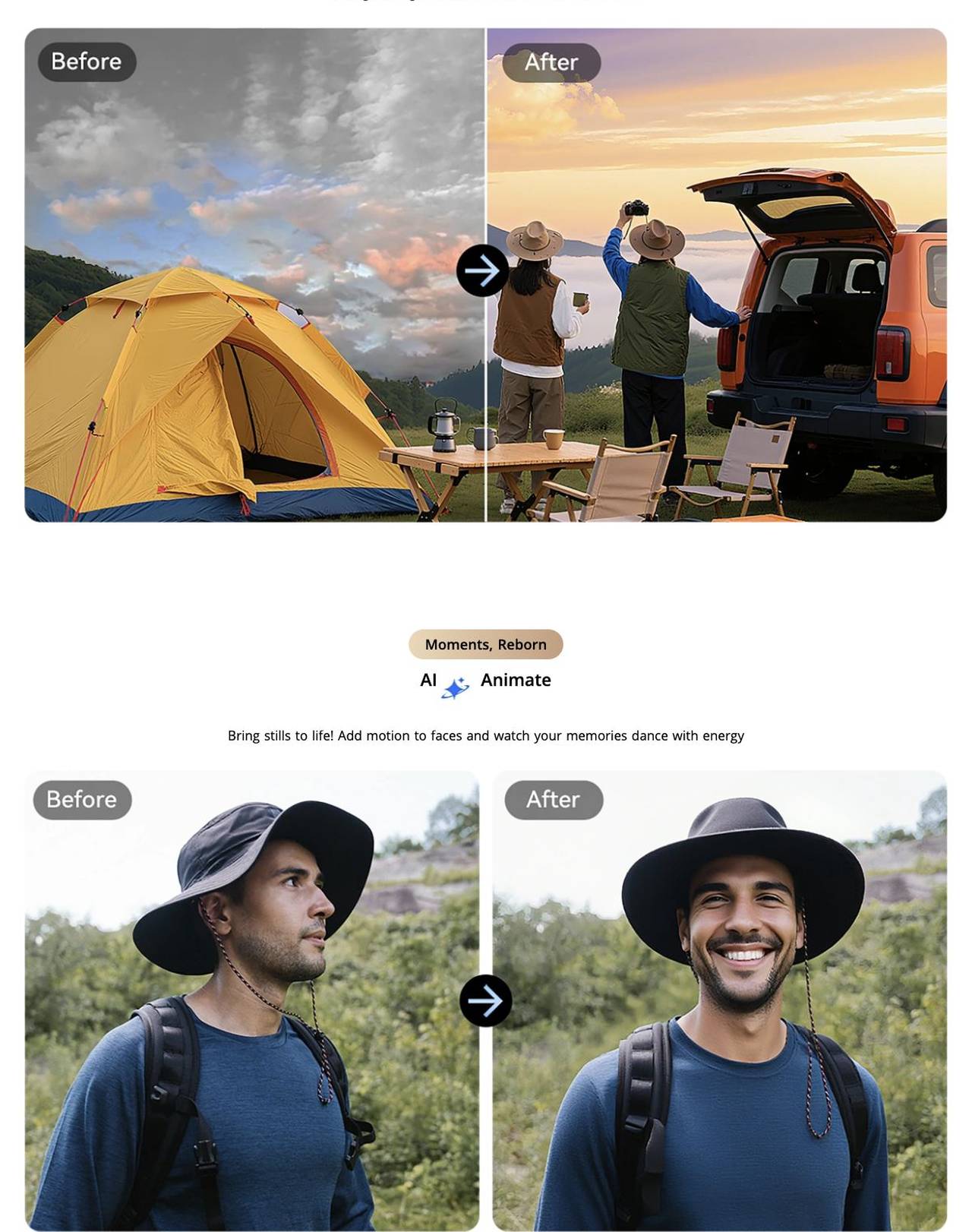 Blackview XPLORE 2 AI Replace Background
Change backgrounds and transform scenes at will.