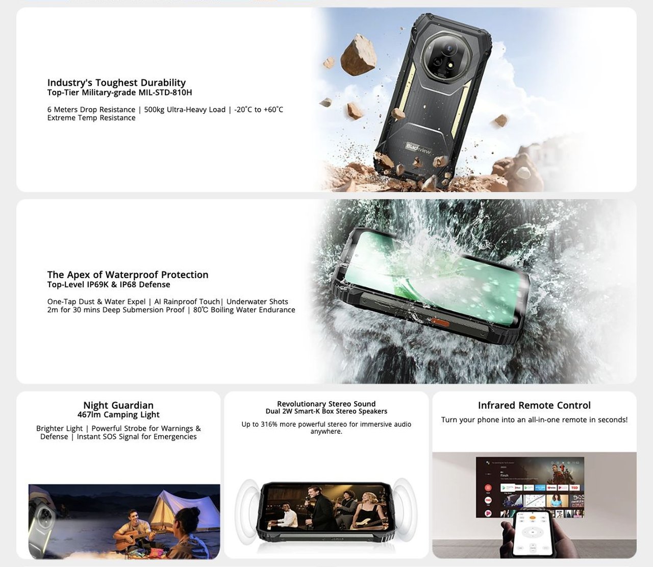 XPLORE 2

Top 10 Reasons to Choose Blackview
XPLORE 2 Satellite

World's First

Consumer Smartphone with
Satellite Voice Support

Voice Messaging

Text Messaging

Location Messagin