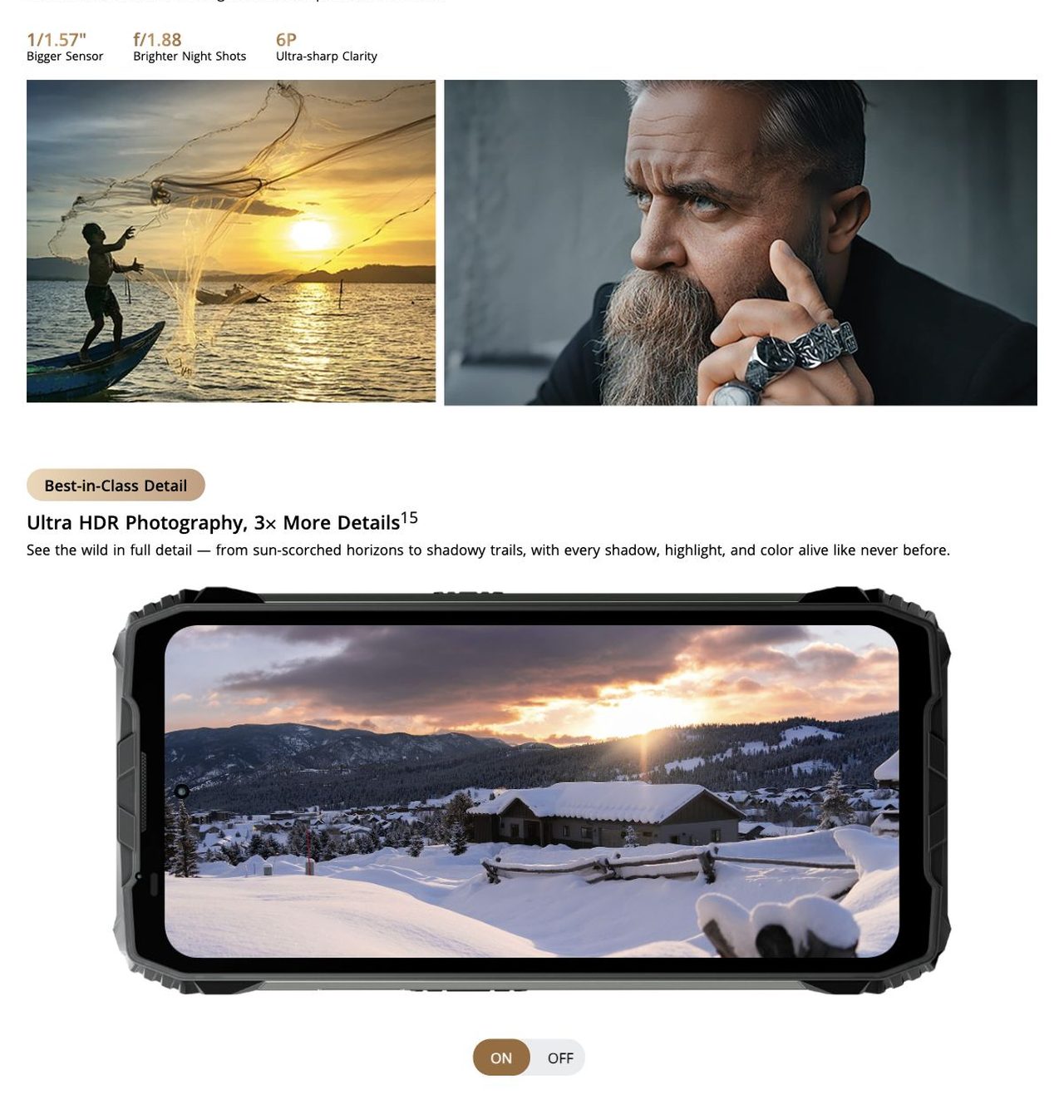 Blackview XPLORE 2 Satellite Imaging at Its Peak

Dual 50MP Samsung® AI Cameras | 20MP Night Vision | Ultra HDR | OIS & EIS
Dual 50MP Samsung® AI Cameras | 20MP Night Vision | Ultra HDR | OIS & EIS



Clearer 
