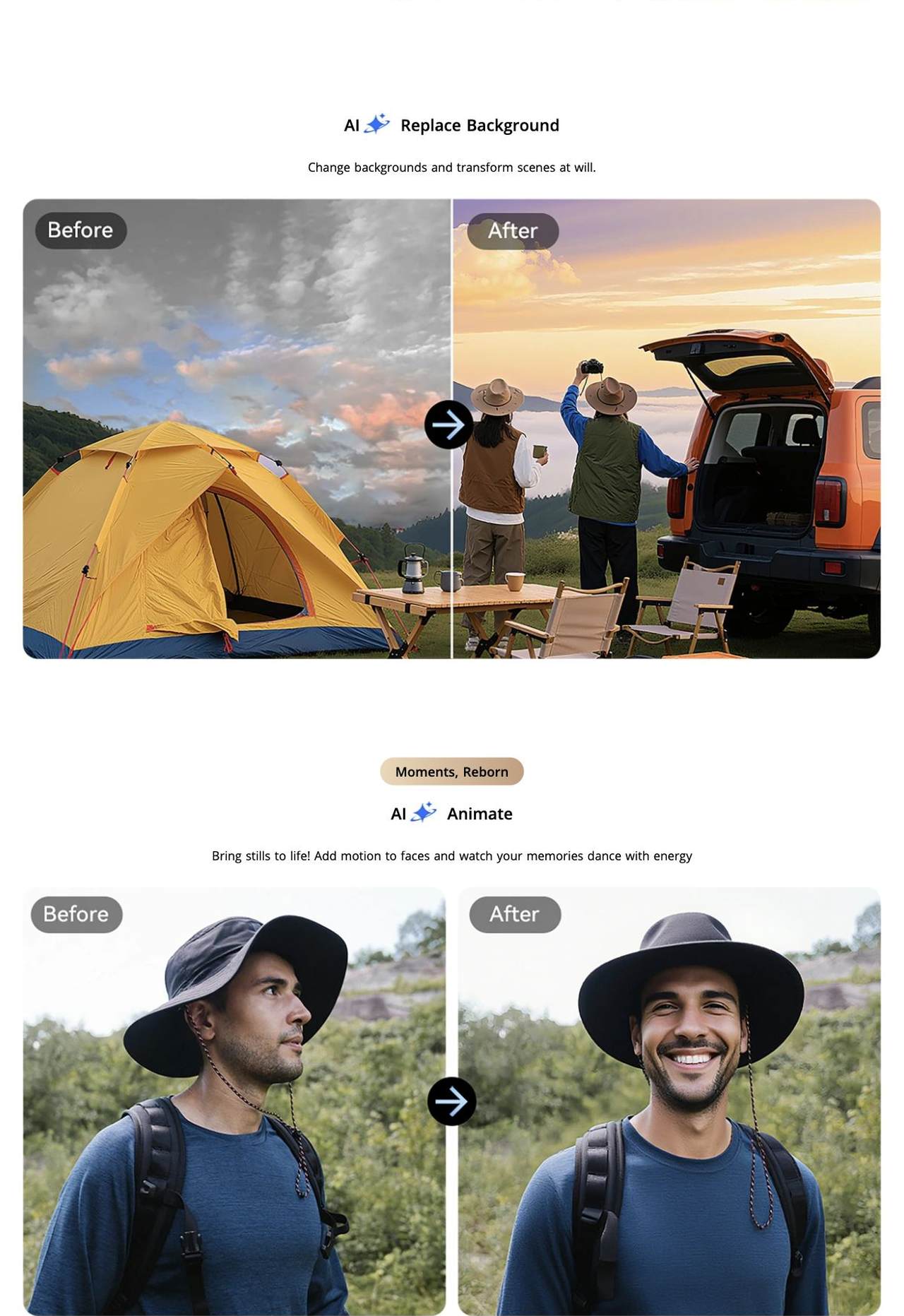 Blackview XPLORE 2 Satellite AI Replace Background

Change backgrounds and transform scenes at will.