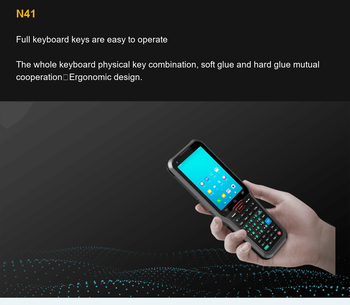 Blovedream N41 Full keyboard keys are easy to operate