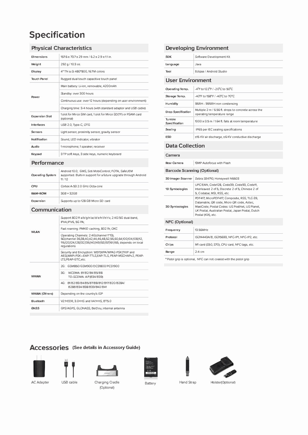 Chainway C6000 full specifications 1