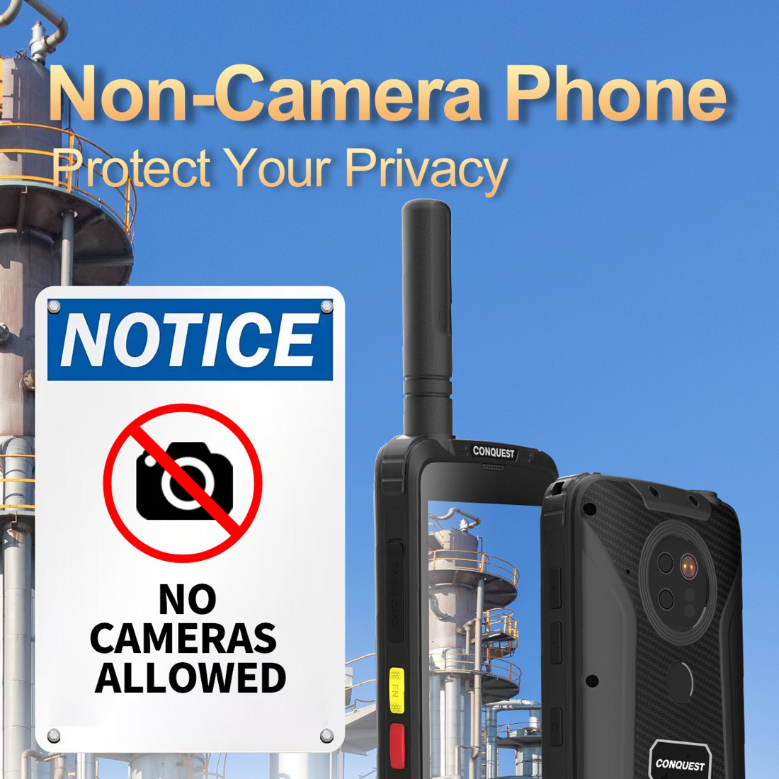 Conquest F5 Non Camera Rugged Phones product details 1