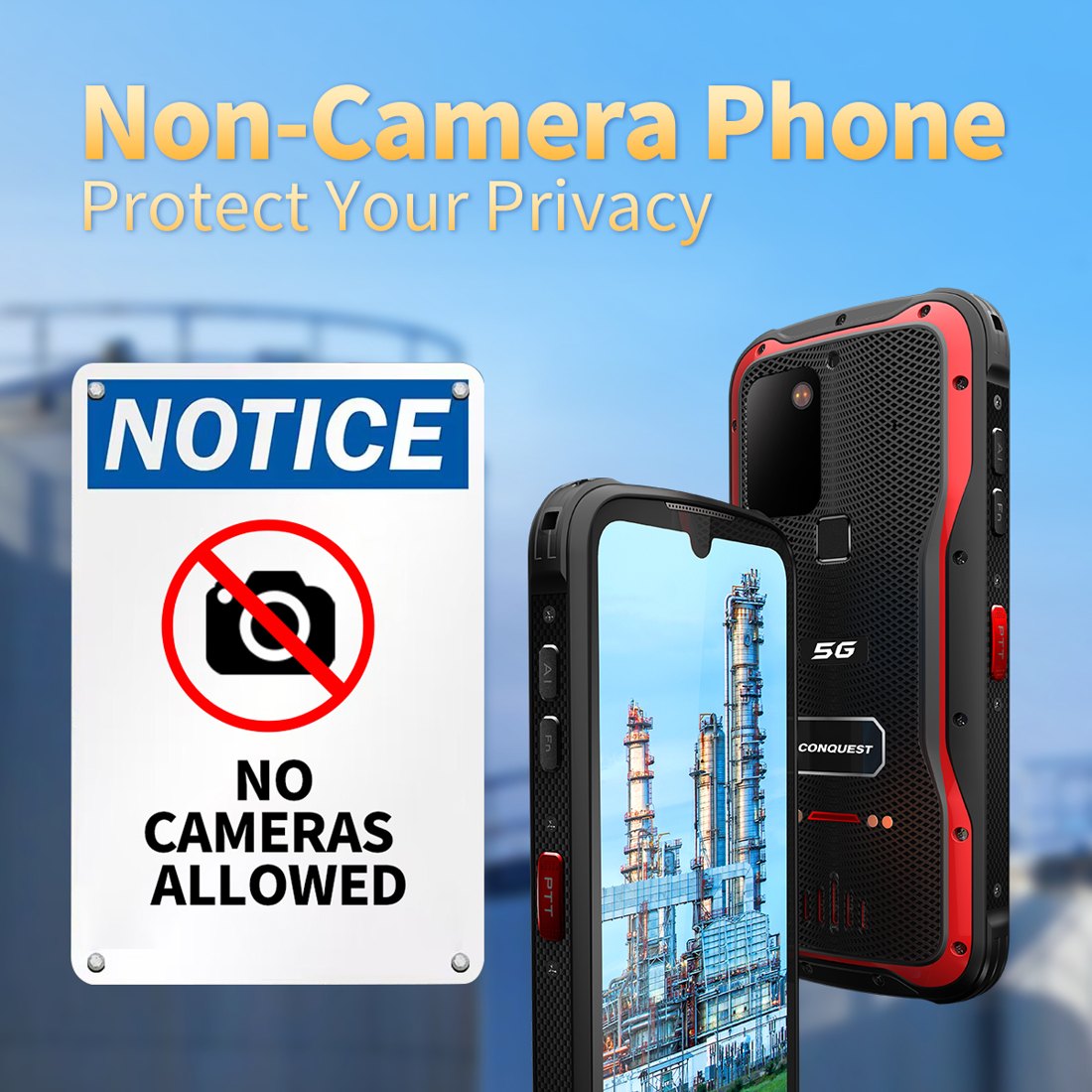 Conquest S20 Non Camera Rugged Phones product details 1