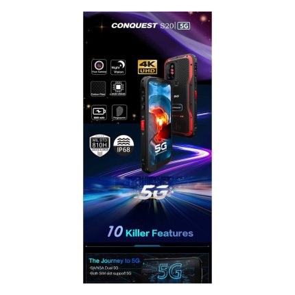Conquest S20 Rugged Phones – product view 2